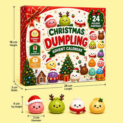 Mini Dumpling Squishy Toy Advent Calendar