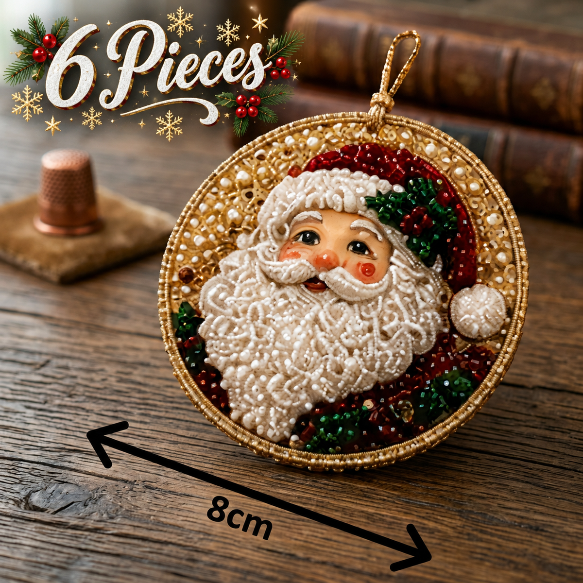 DIY Christmas Diamond Painting Ornament Kit – Festive Tree Hanging Decorations