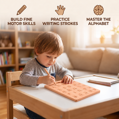 Wooden Letter Board for Learning to Write