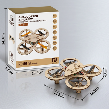 DIY Wooden RC Quadcopter Kit – Build Your Own Flying Adventure