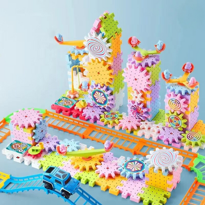 Rotating Montessori Building Blocks Toy