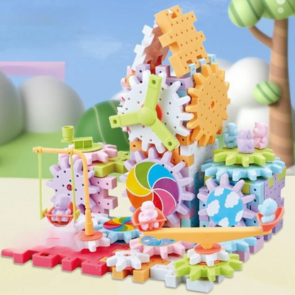 Rotating Montessori Building Blocks Toy