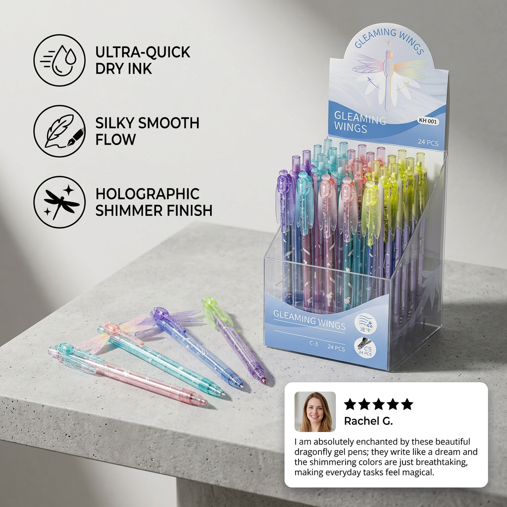 Magic Dragonfly Wing Gel Pen