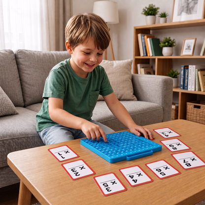 Math Learning Cards Set with Calculation Board – Addition, Subtraction, Multiplication & Division