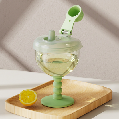 Spill-Proof Baby Straw Training Cup