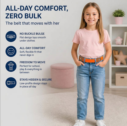 Comfortable elastic children's belts – suitable for all ages