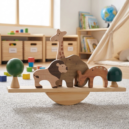 Montessori Wooden Seesaw Toy