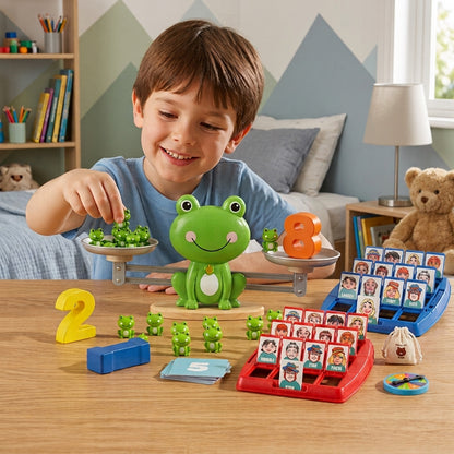 Mathematic Frog Balance Game