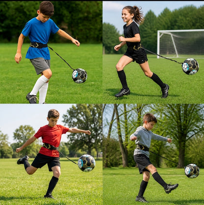 Football training belt for better ball control