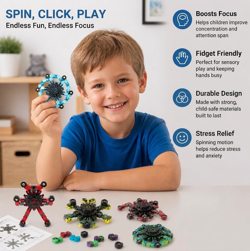 Robotic Kids Spinning Toy