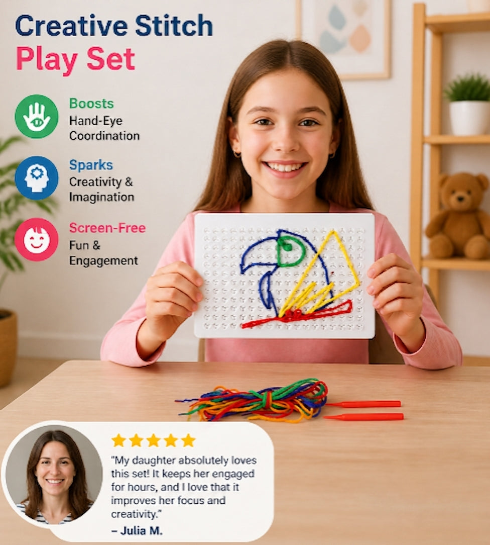 Creative Stitch Play Set for Kids