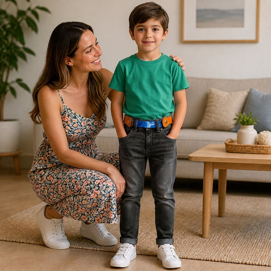 Comfortable elastic children's belts – suitable for all ages