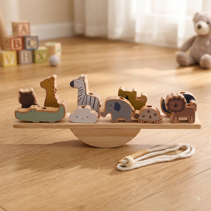 Montessori Wooden Seesaw Toy