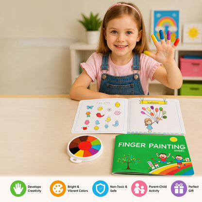 Finger paint drawing set for children