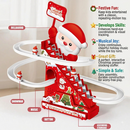 Christmas Santa Slide Roller Coaster Fun
