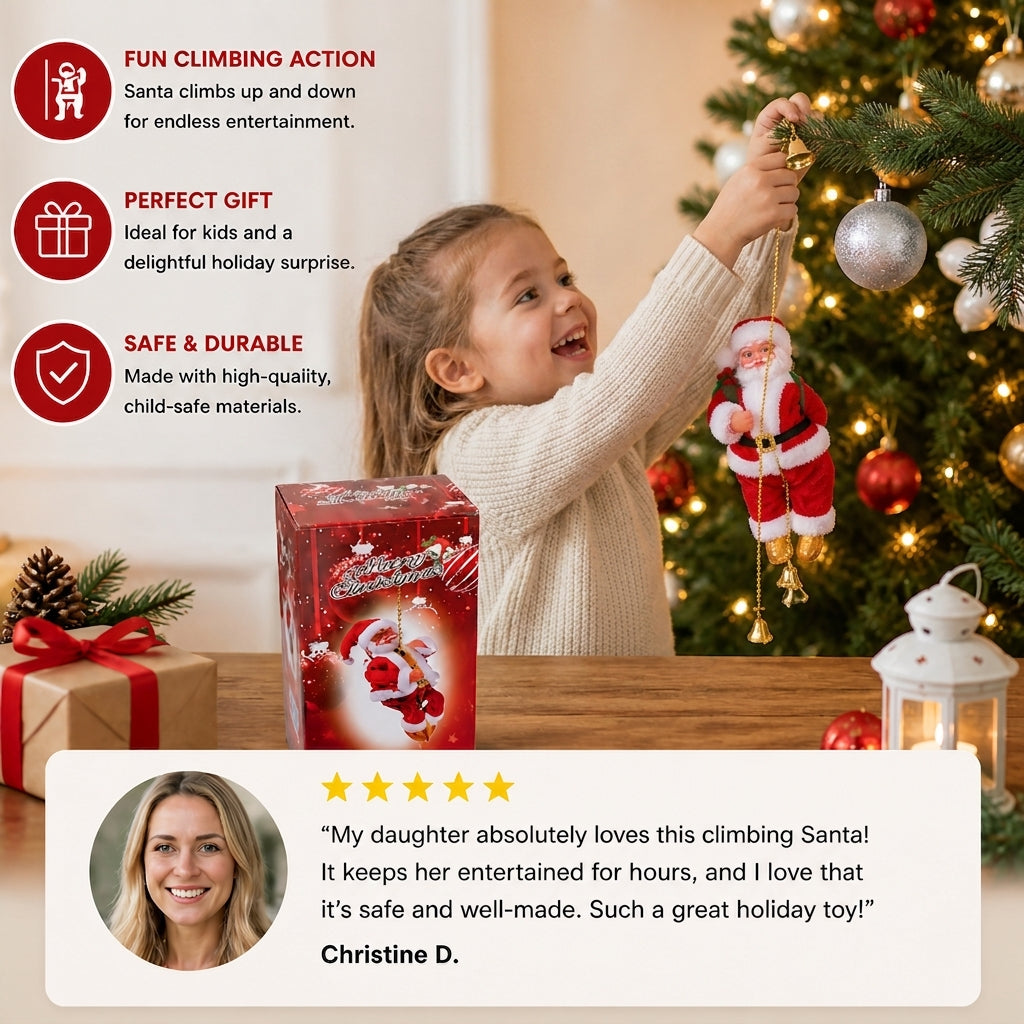 Climbing Santa Claus Kids Toy