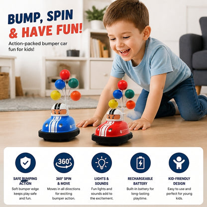Bumper cars with skid function