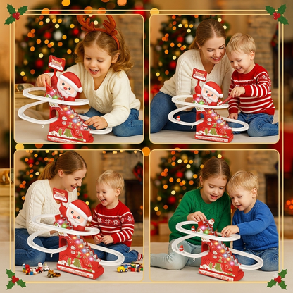 Christmas Santa Slide Roller Coaster Fun