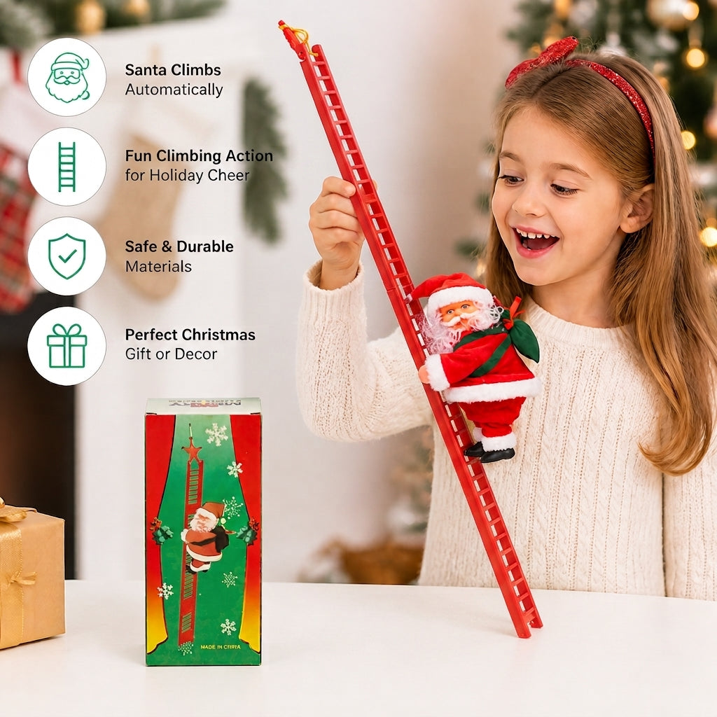 Leather Climbing Santa Claus