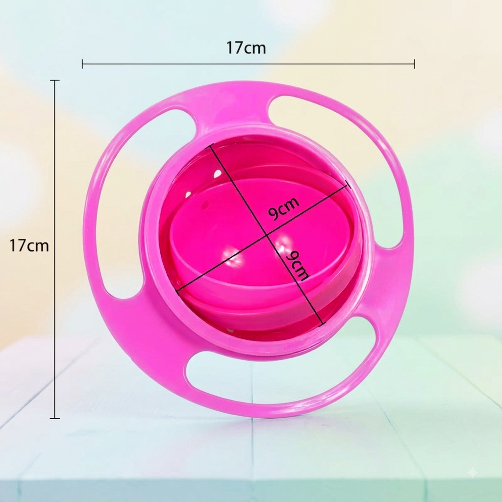Non-spill baby bowl – eating without spilling