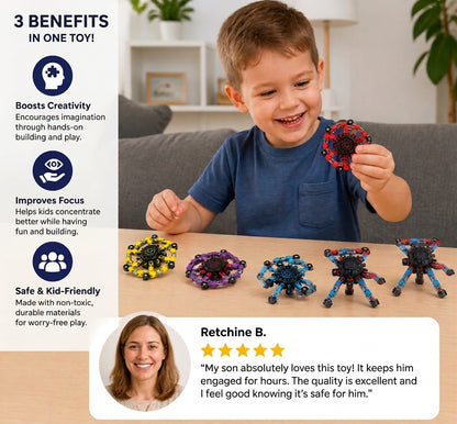 Robotic Kids Spinning Toy