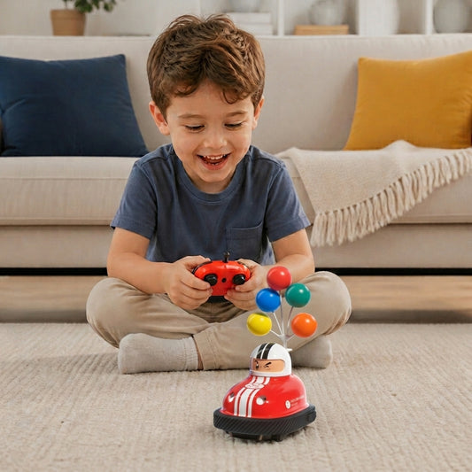 Bumper cars with skid function