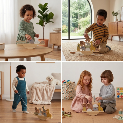 Montessori Wooden Seesaw Toy