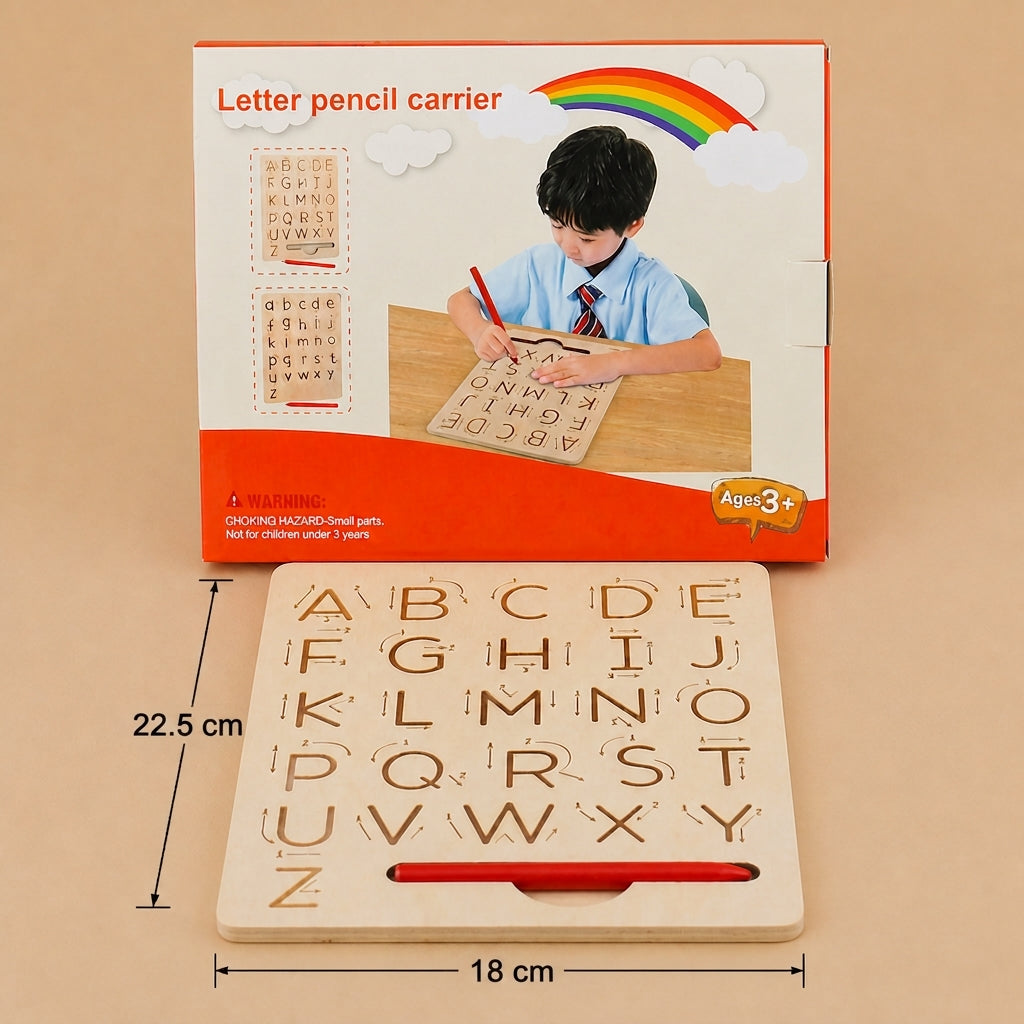 Wooden Alphabet Board