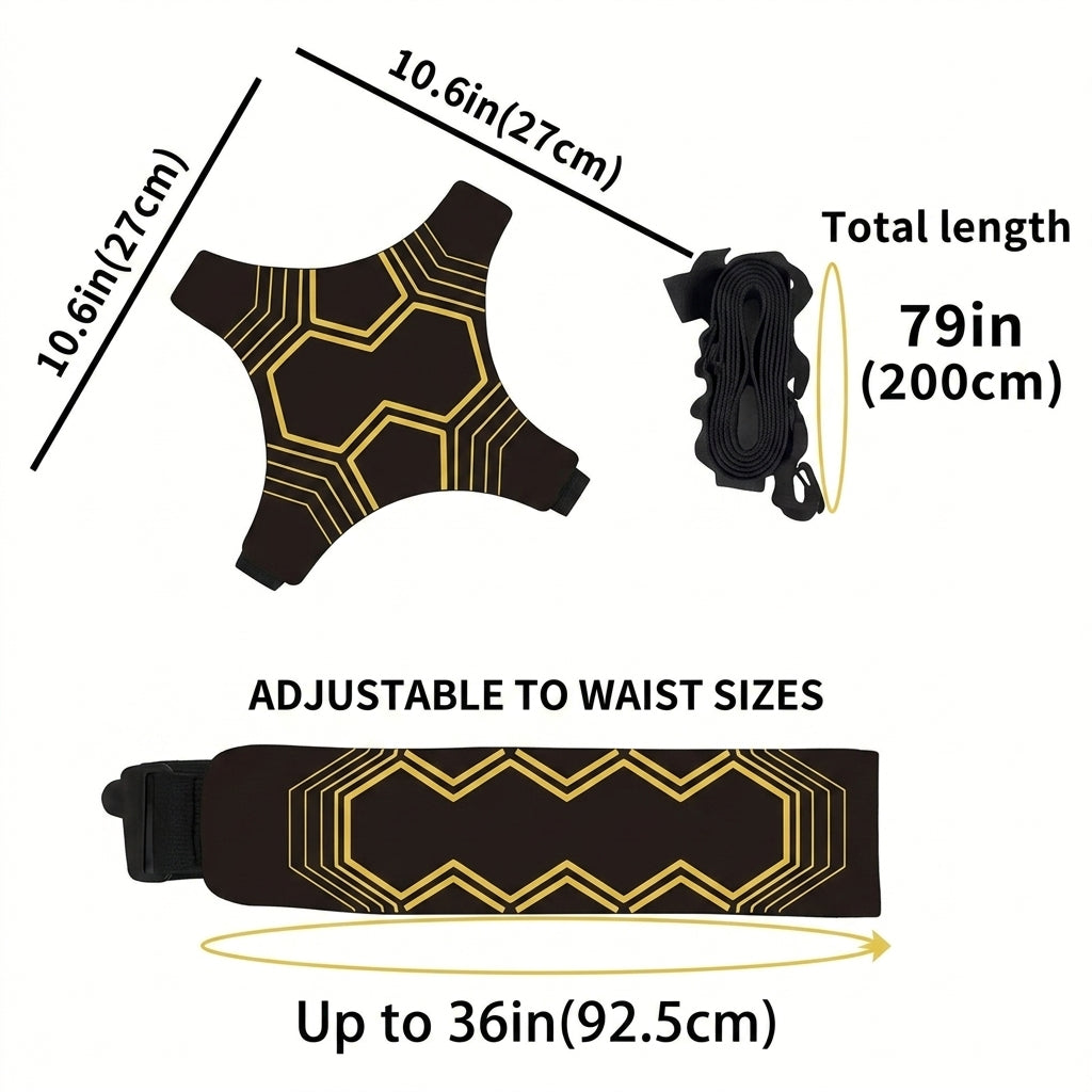 Football training belt for better ball control