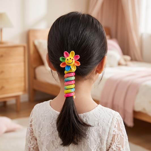 Cute Kids Spiral Hair Tie Set