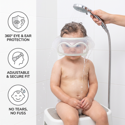 Adjustable Baby Water & Shampoo Visor with 360° Eye & Ear Protection