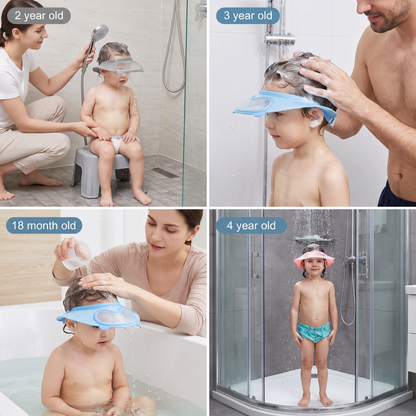 Adjustable Baby Water & Shampoo Visor with 360° Eye & Ear Protection