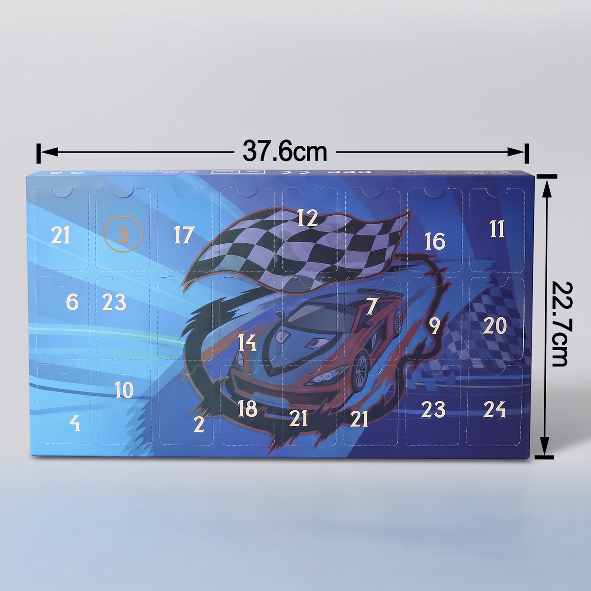 24-Day Racing Car Advent Calendar with Surprise Toy Cars