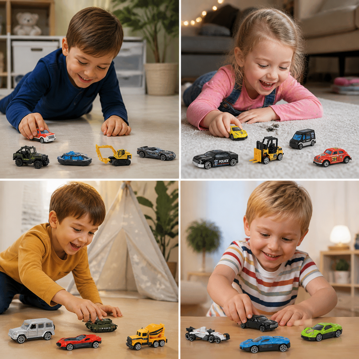 Christmas Die-Cast Car Advent Calendar for Kids