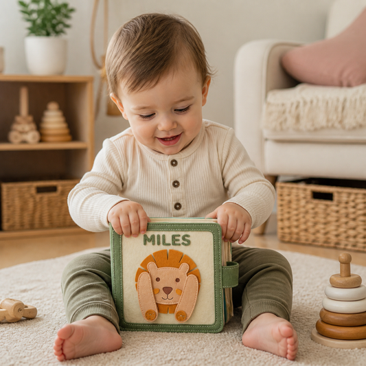 Kids Felt Book Personalized