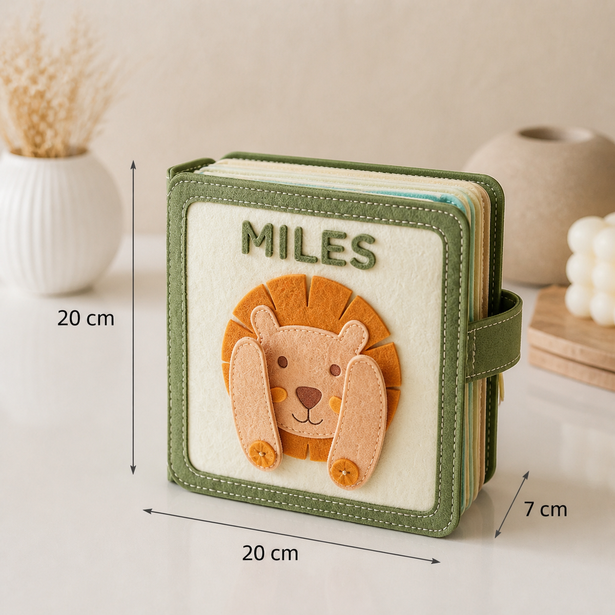 Kids Felt Book Personalized
