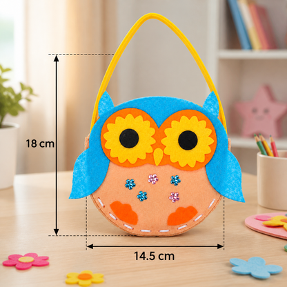 DIY Cute Felt Handbag Sewing Craft Kit for Kids