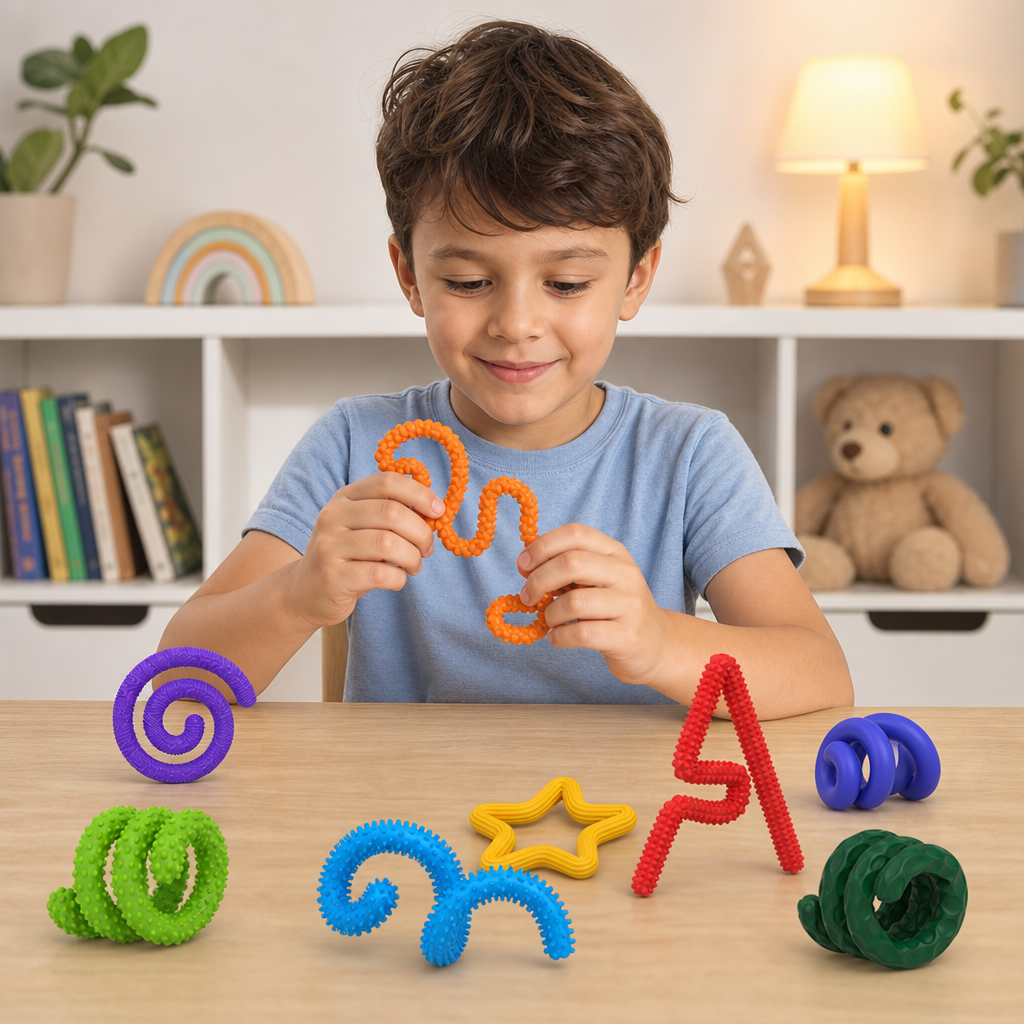 Sensory Fidget Sticks – Soothing Twisty Toys for Stress Relief