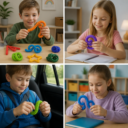 Sensory Fidget Sticks – Soothing Twisty Toys for Stress Relief