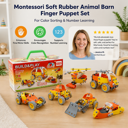 STEM Flexible Screw & Nut Building Blocks Set