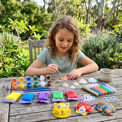 Glow in the Dark Sea Shell Painting & Craft Kit