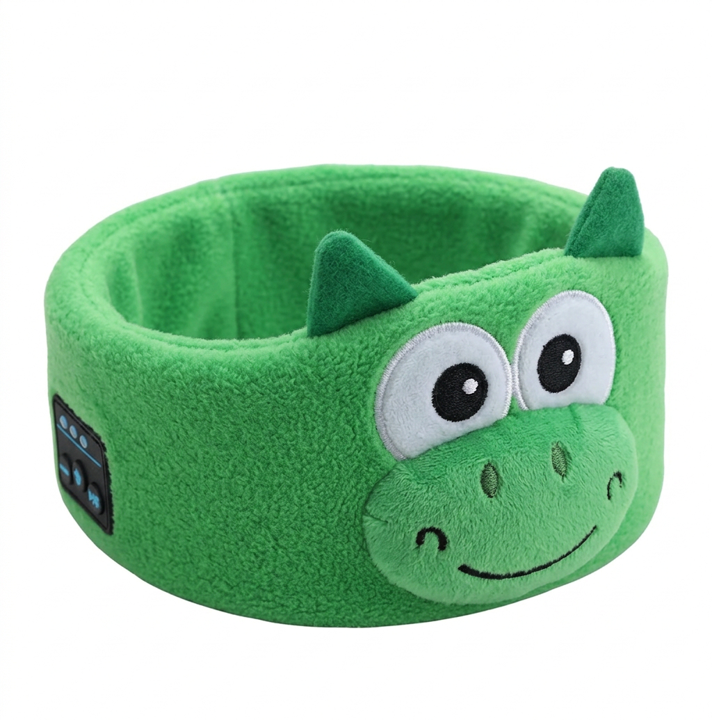 2-in-1 Sleep Headband with Bluetooth Speakers – Soft Wireless Headband for Travel & Sleep