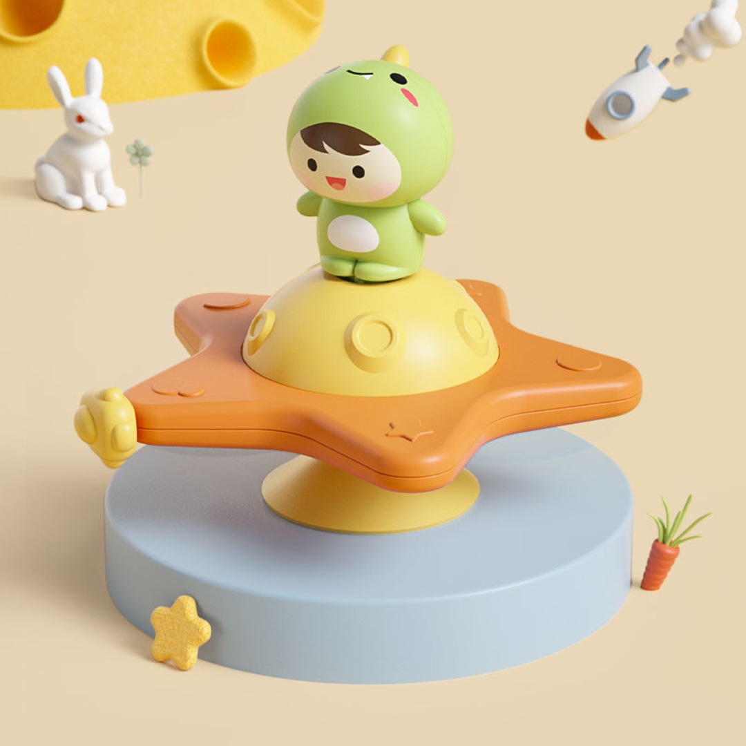 Montessori Suction Cup Spinner – Rotating Educational Toy