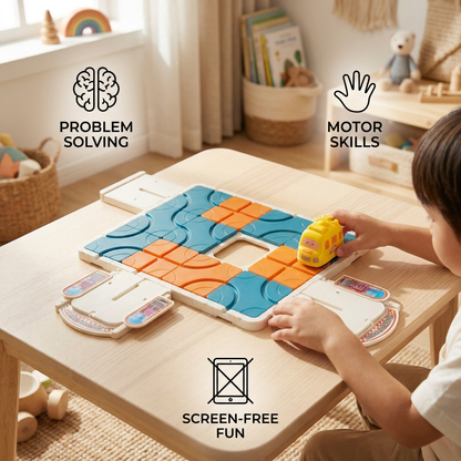 Sliding Track Maze Puzzle Game
