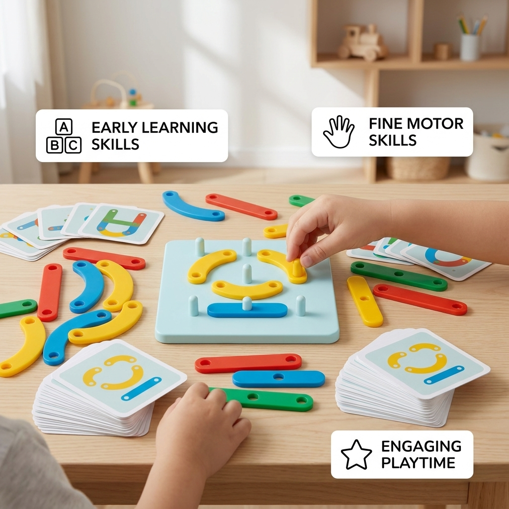 Educational Magnetic Letter & Number Building Set