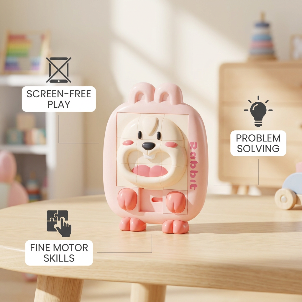Educational Animal Sliding Puzzle Game