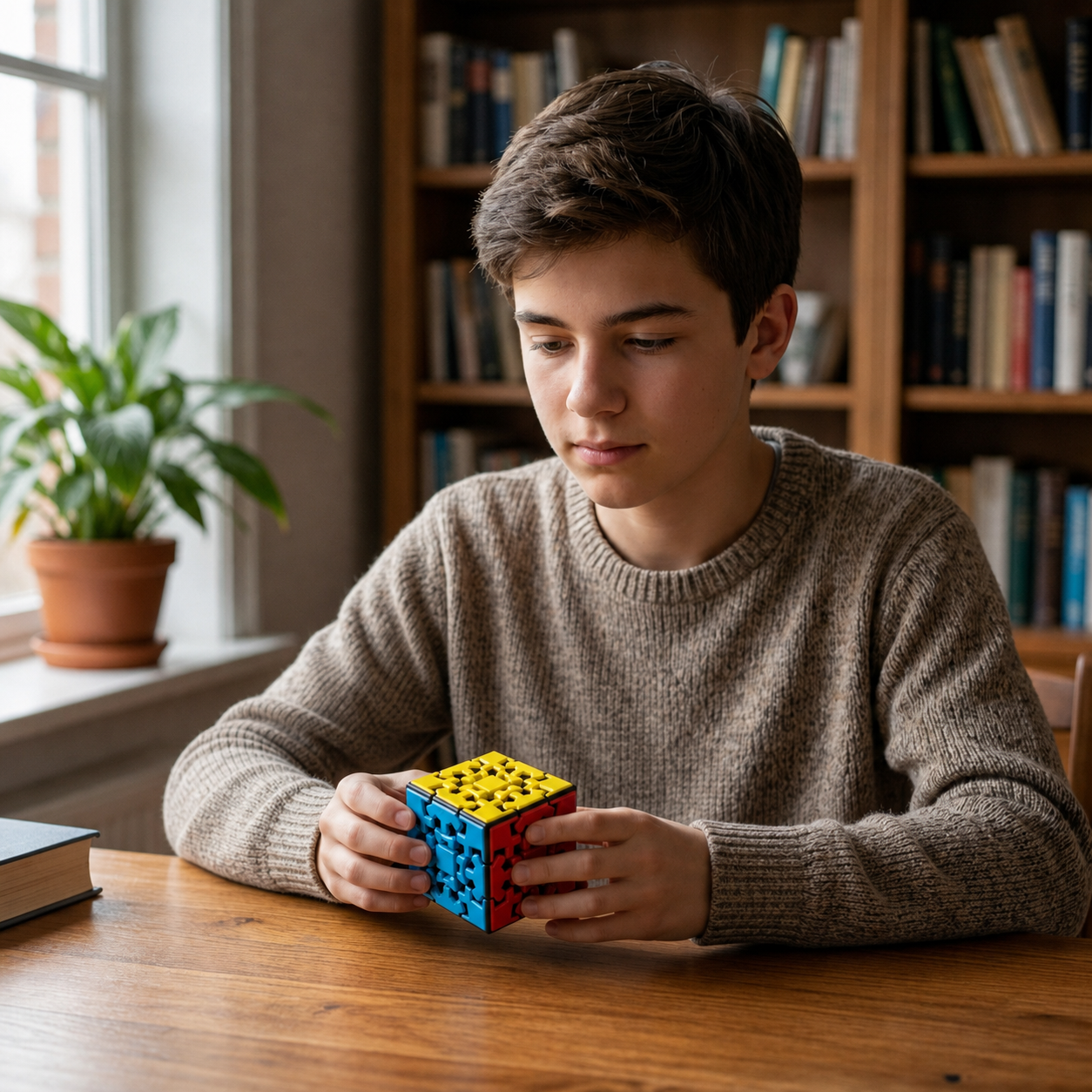 Gear Magic Cube 3×3×3 – Mechanical Puzzle Game