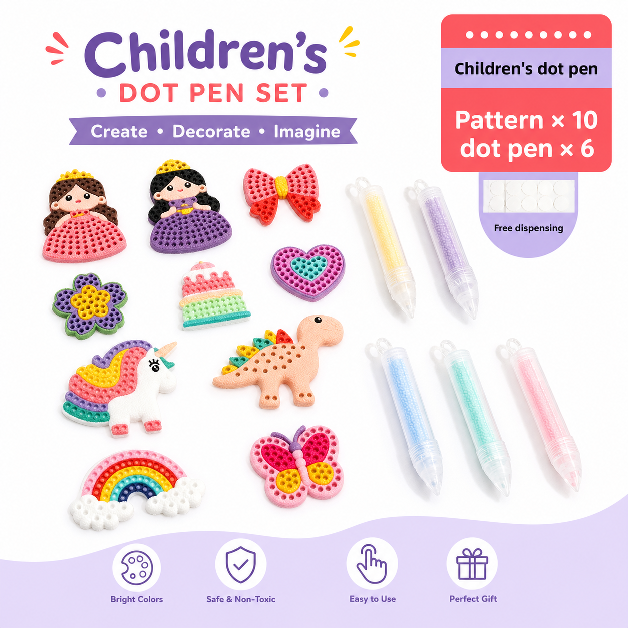 Magical bead painting – DIY set for kids