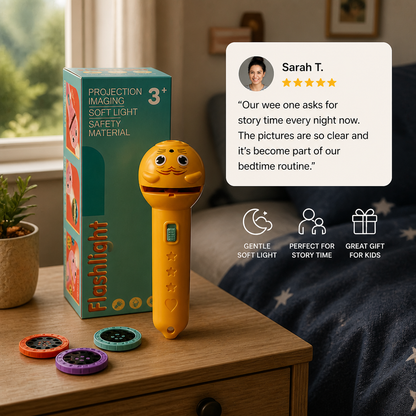 Kids’ Bedtime Story Projection Flashlight