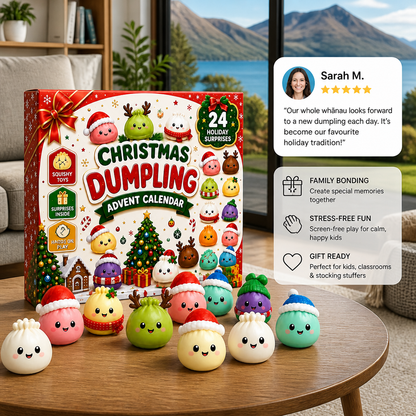 Mini Dumpling Squishy Toy Advent Calendar